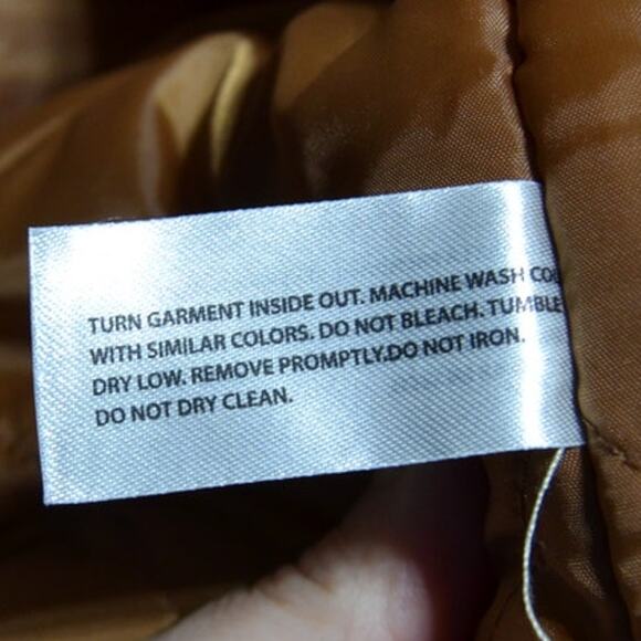 Open Trails Men's Beige Large Barn Jacket with Gray Sweatshirt Material Hood - Picture 7 of 7